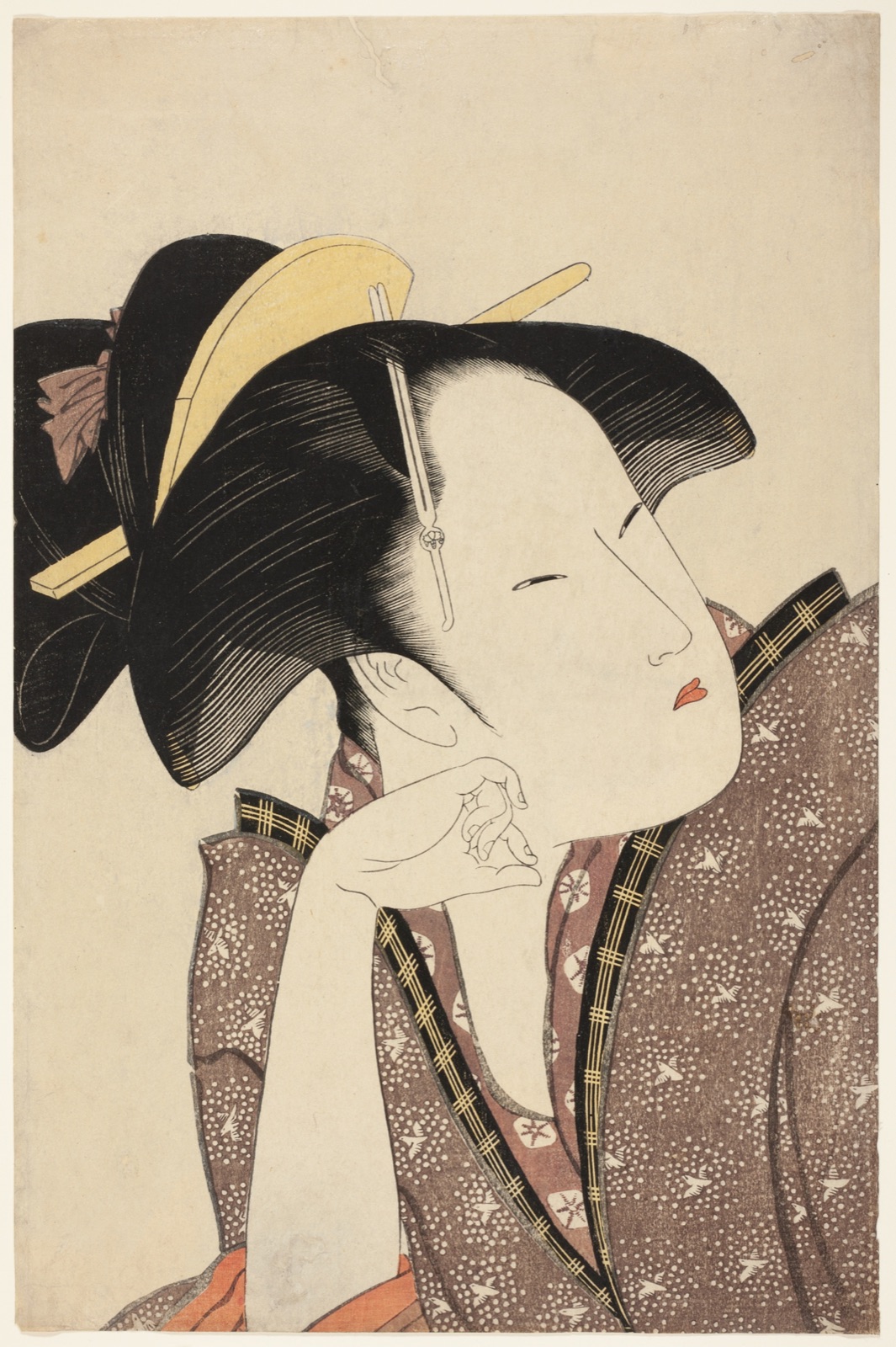 Reflective Love (Mono-omou koi) — Kitagawa Utamaro