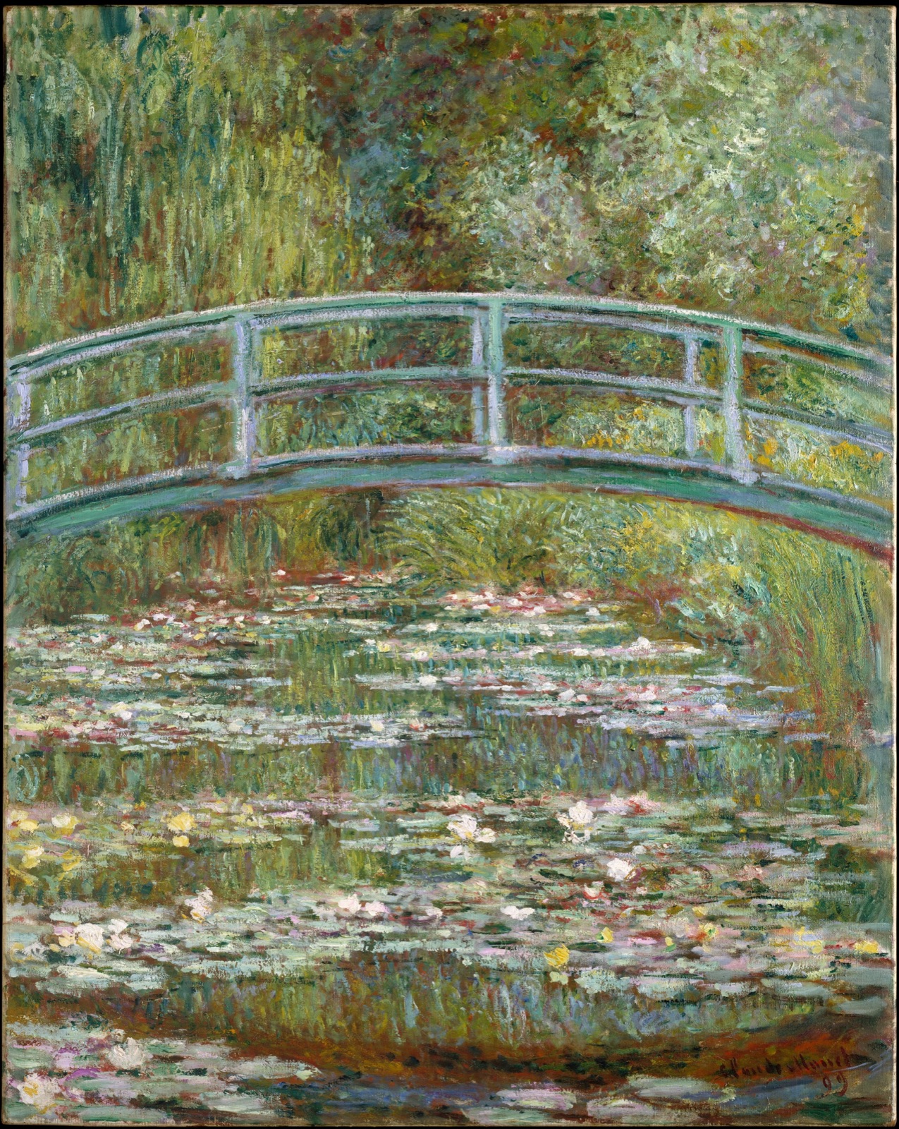 Bridge over a Pond of Water Lilies — Claude Monet