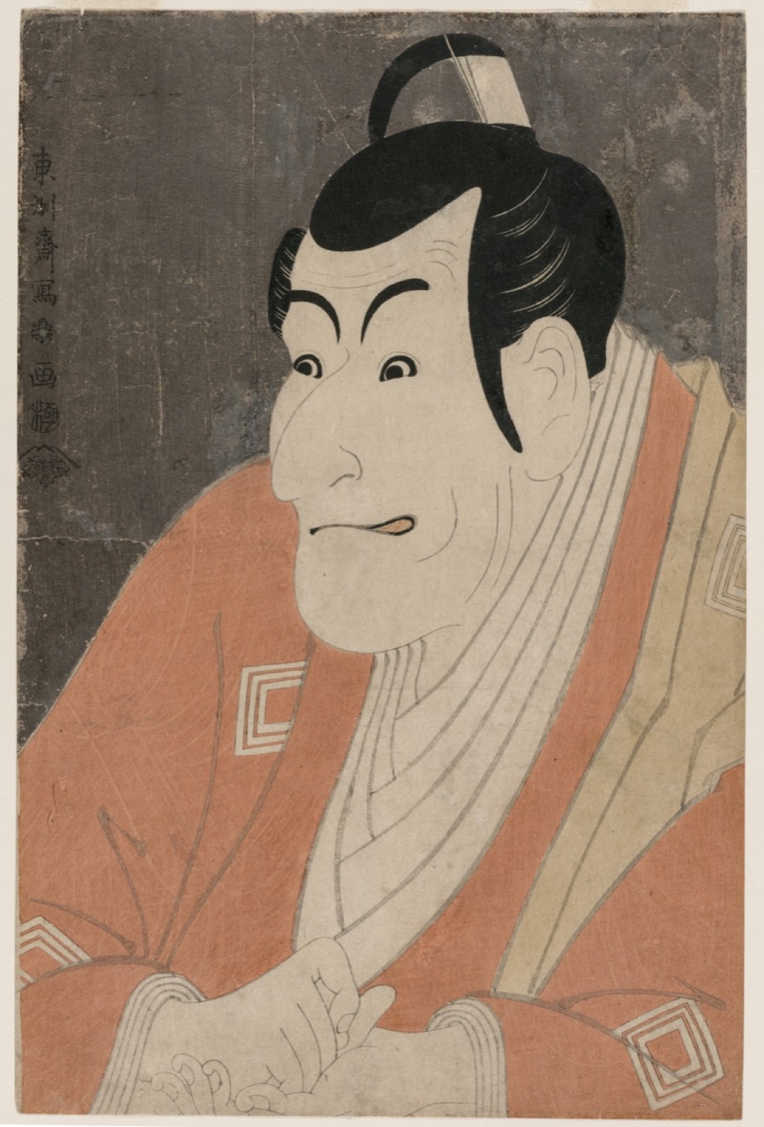 Ichikawa Ebizō as Takemura Sadanoshin — Tōshūsai Sharaku