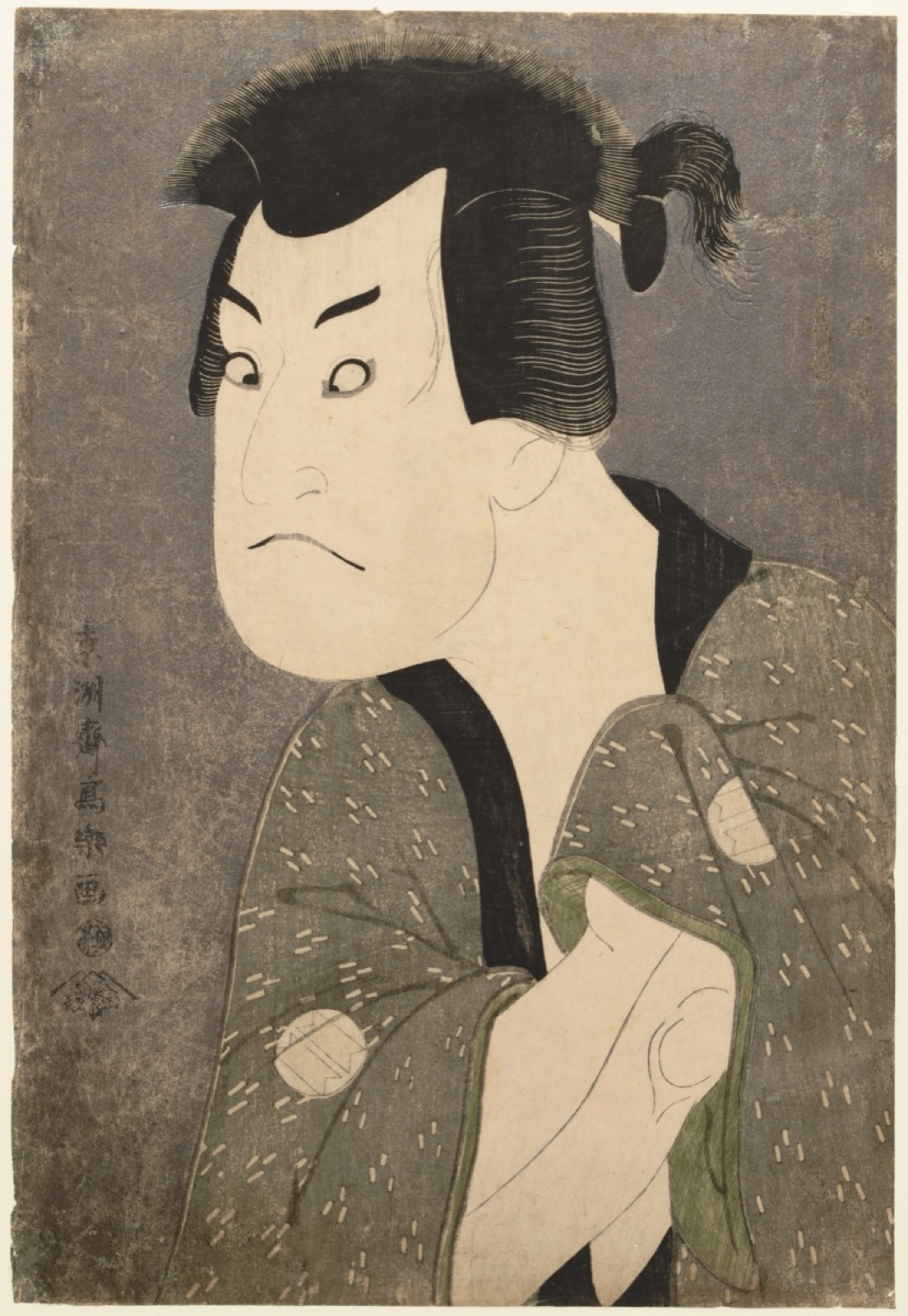 Sakata Hangorō III as the Villain Fujikawa Mizuemon — Tōshūsai Sharaku