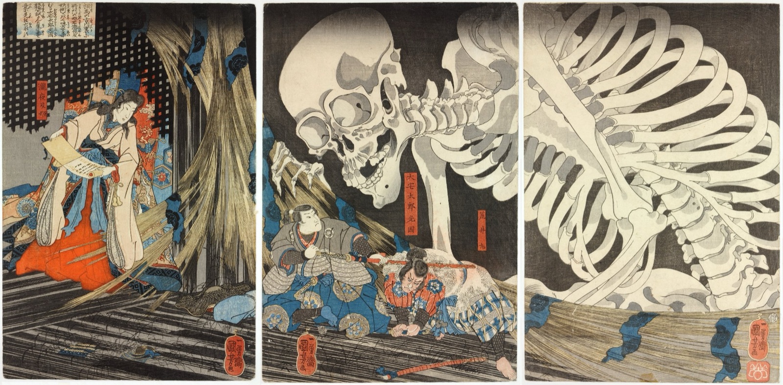 Takiyasha the Witch and the Skeleton Spectre — Utagawa Kuniyoshi