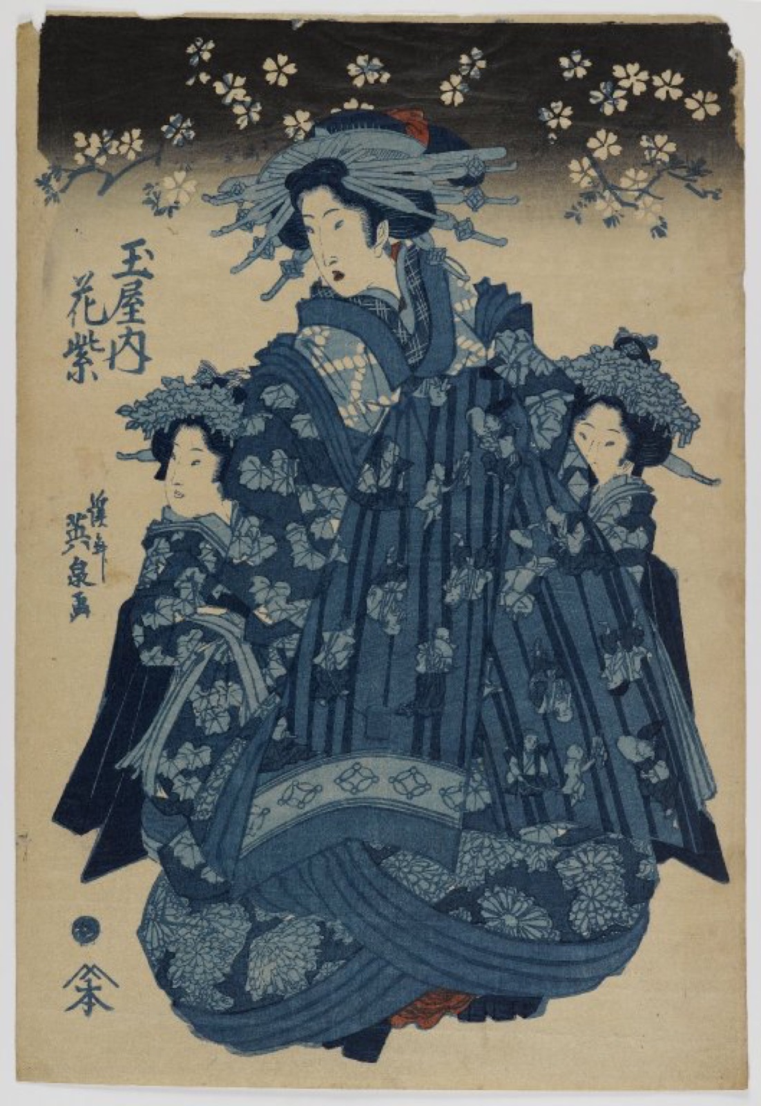 Hanamurasaki of the Tamaya — Keisai Eisen