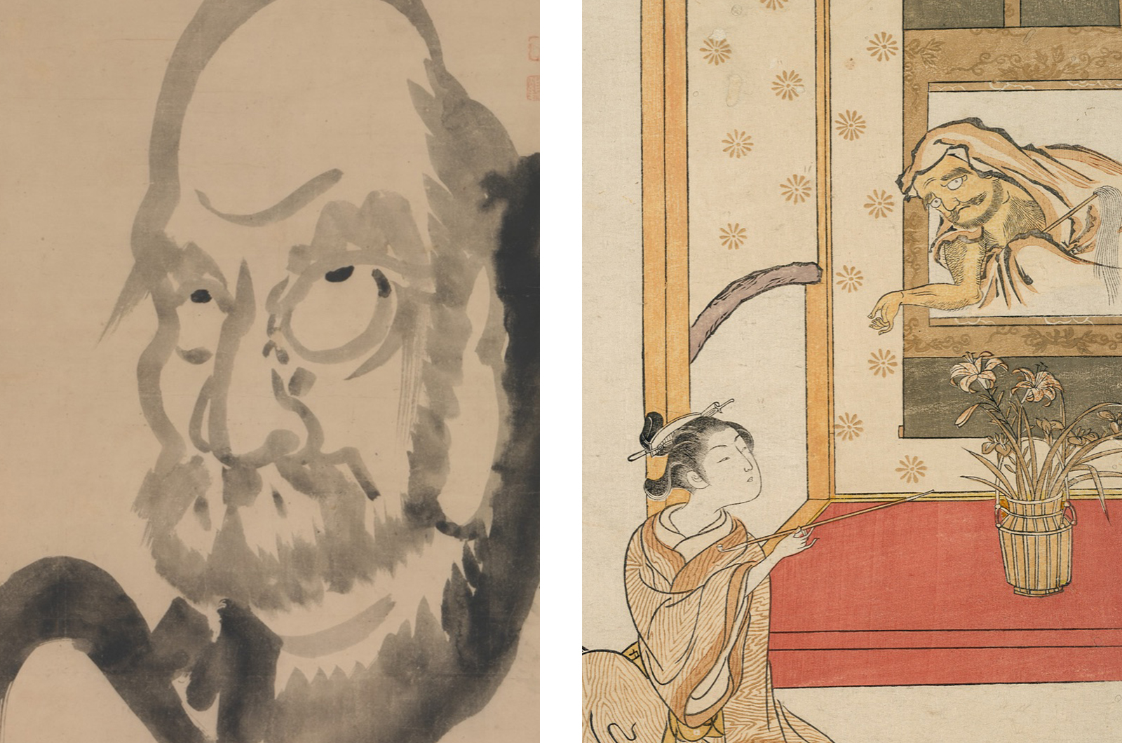 Zen Painting and Ukiyo-e: Opposite Answers, Same Era