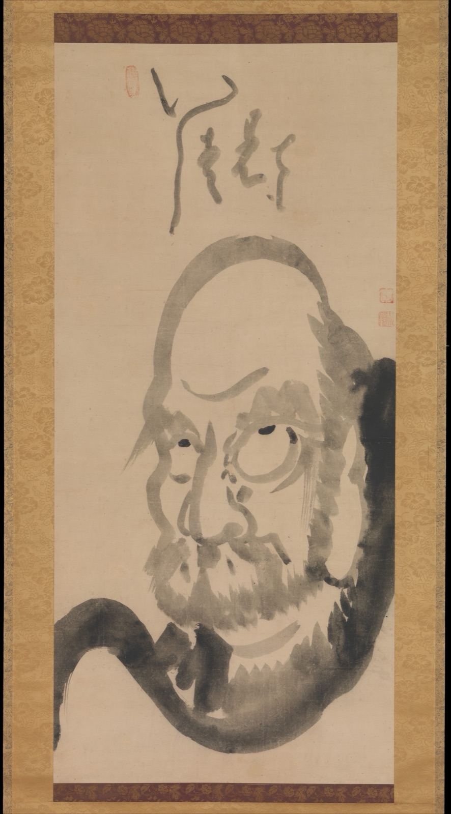Portrait of Bodhidharma — Hakuin Ekaku